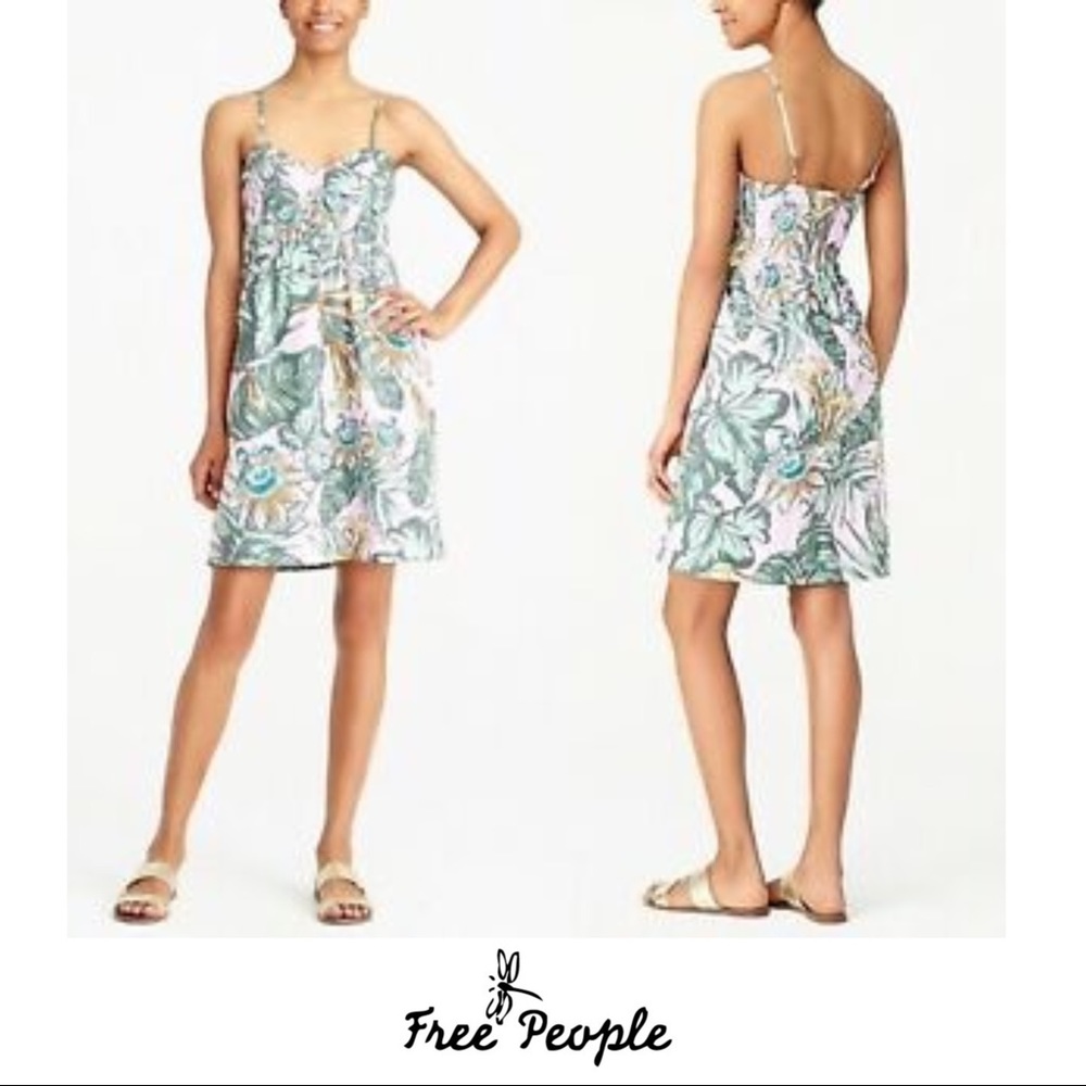 NEW J Crew Poplin floral Cami Dress